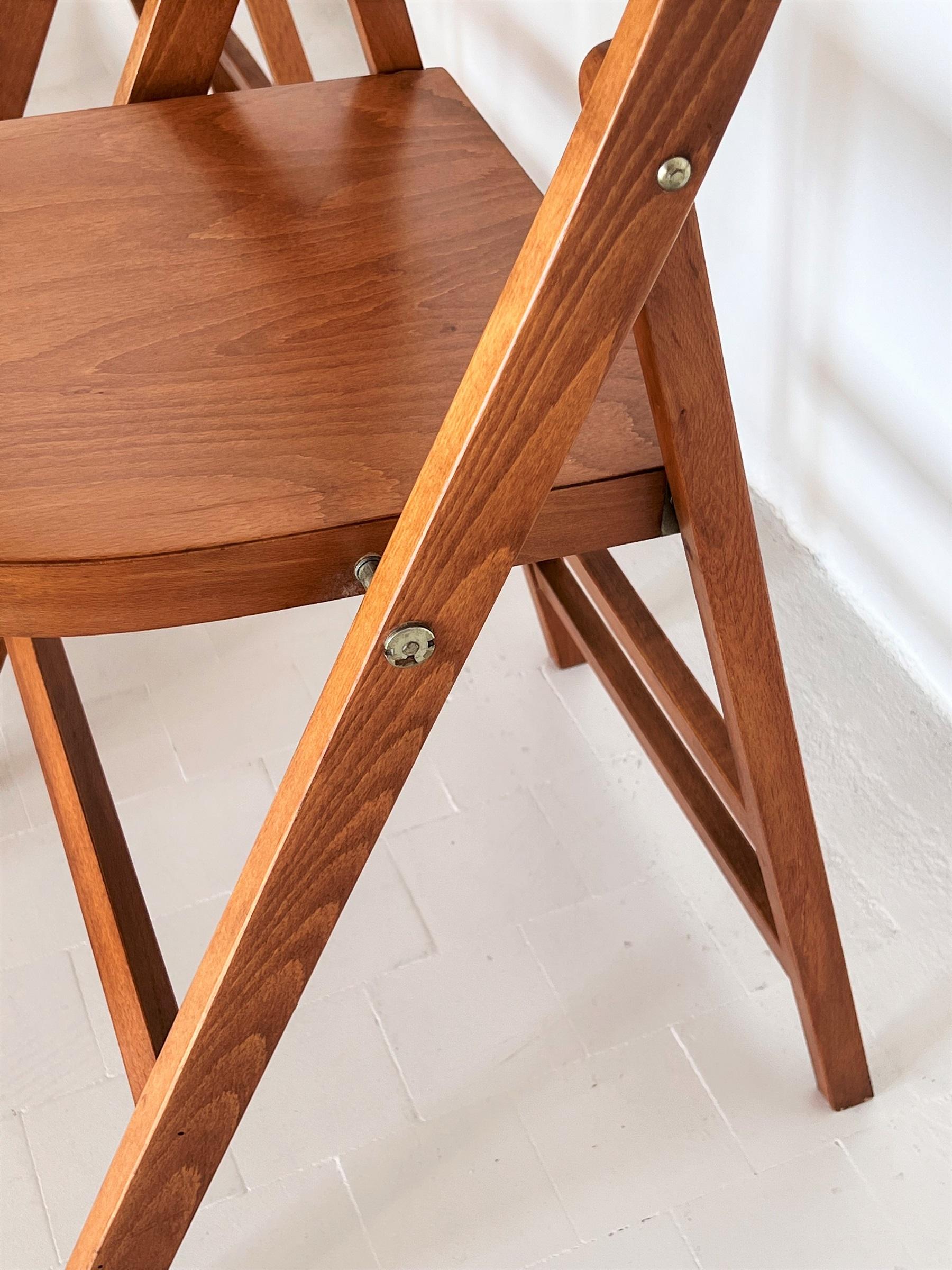 Sedie Foldes TRIC di Achille Castiglioni per BBB Emme Bonacina, anni '60 1