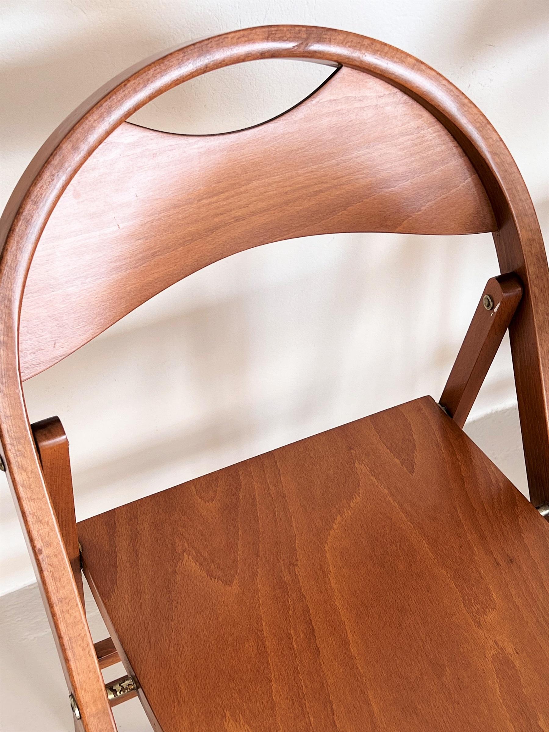XX secolo Sedie Foldes TRIC di Achille Castiglioni per BBB Emme Bonacina, anni '60