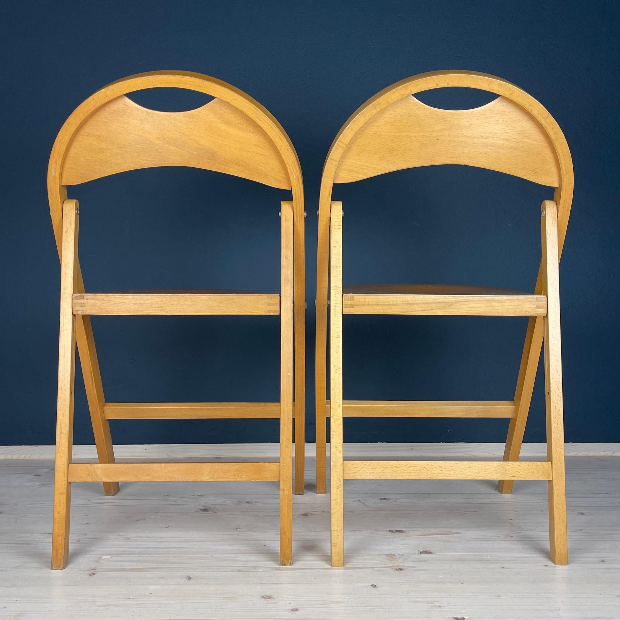 Klappbare Stühle „Tric“ von Achille & Pier Giacomo Castiglione  Italien 1965 Satz von 2 (20. Jahrhundert) im Angebot
