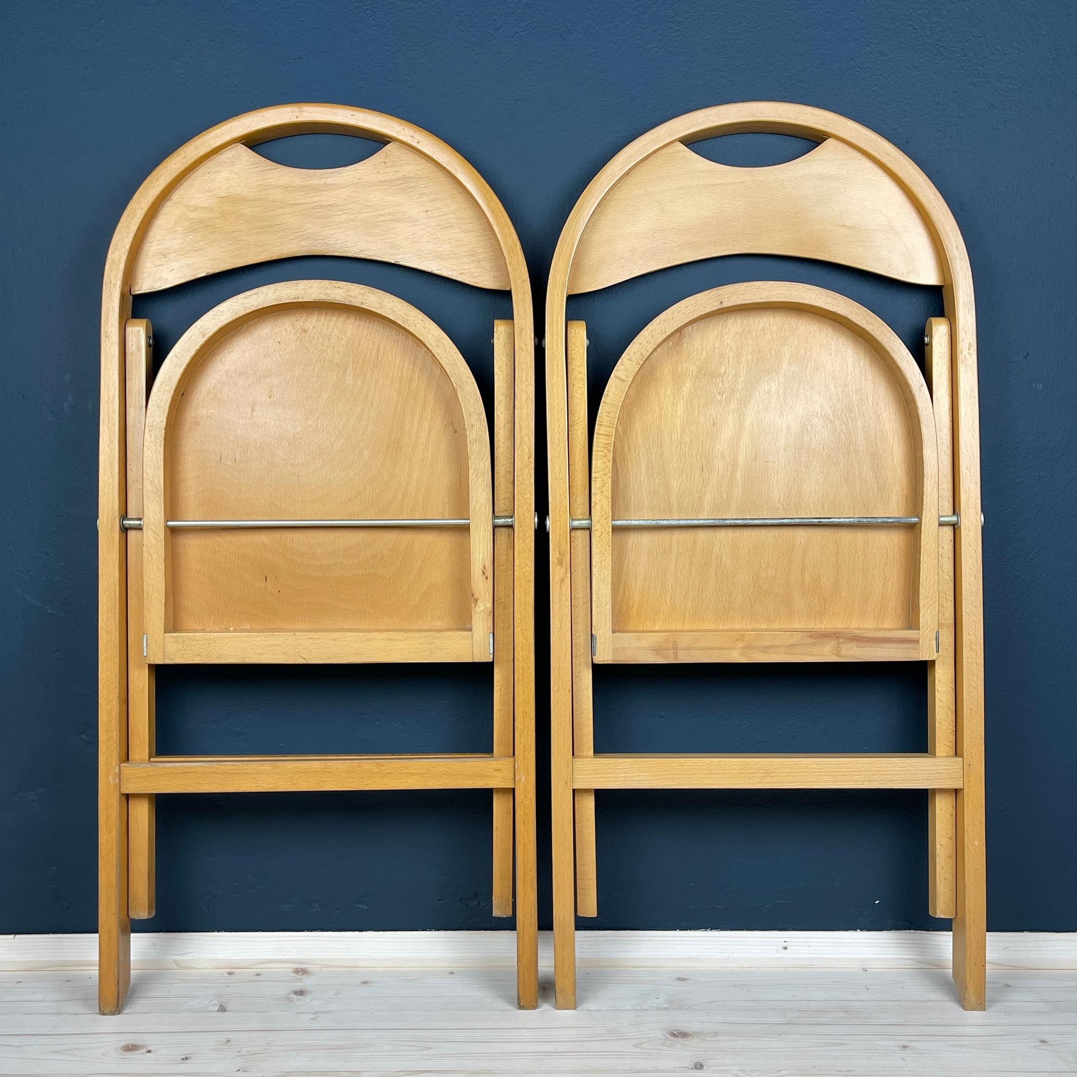 Klappbare Stühle „Tric“ von Achille & Pier Giacomo Castiglione  Italien 1965 Satz von 2 im Angebot 2