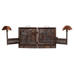 Folding Chinese Traveler's Hat Rack, c. 1850