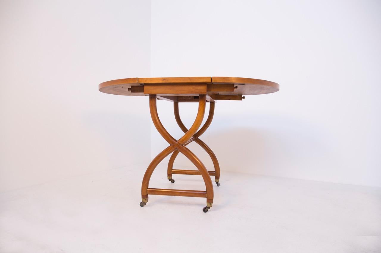 Italian Folding Coffee Table Attributed Paolo Buffa, 1950s