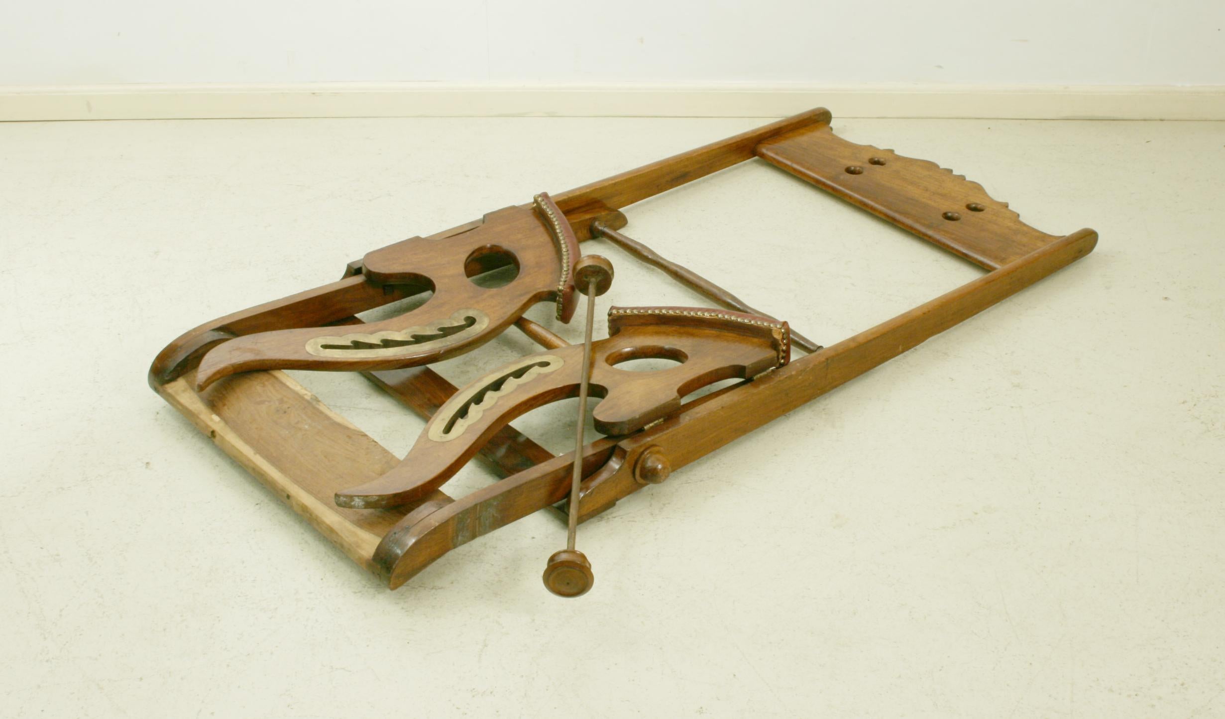 Folding Colonial Campaign Chair, J Herbert McNair, Reclining Anglo-Indian 2