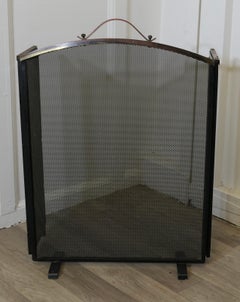 Folding Copper and Fine Mesh Spark Fire Guard   This very useful spark guard