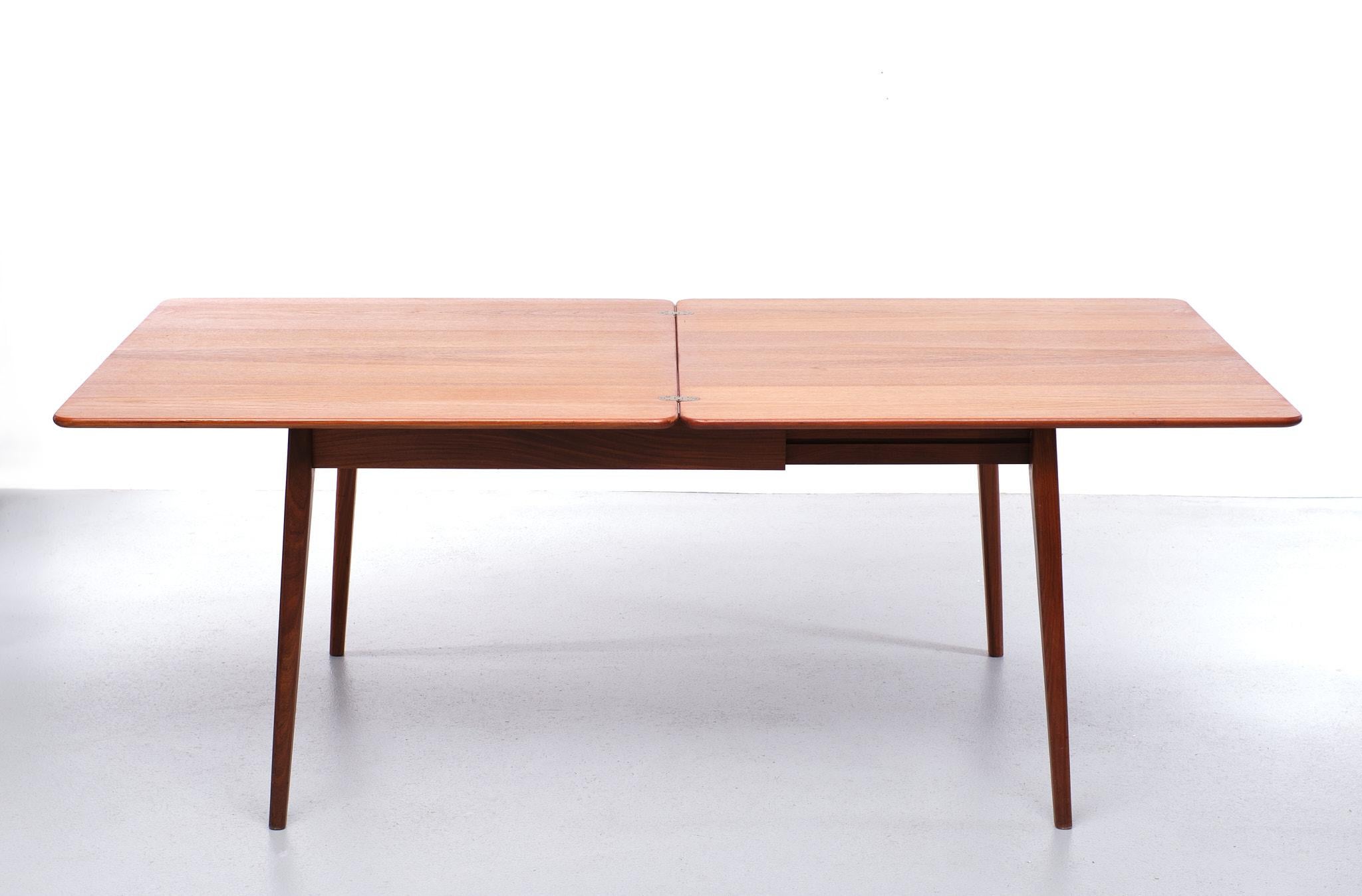 Mid-Century Modern Folding Dining Table Wébé Louis Van Teeffelen 1960s