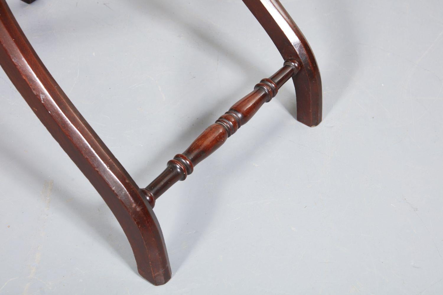 Mahogany Folding Drinks Table For Sale