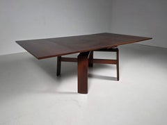Table de salle à manger pliante / extensible par Silvio Coppola pour Bernini, Italie, années 1960