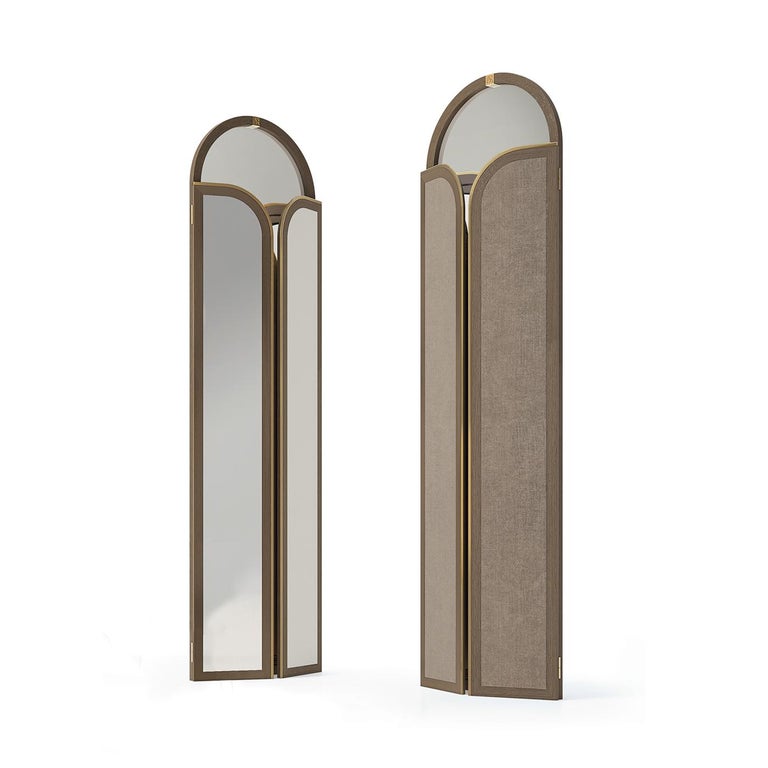 Folding Fabric Screen For Sale at 1stDibs