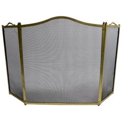 Folding Fire Screen Spark Gard Attributed to Wm. Jackson