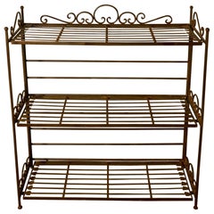 Folding French Bakers Shop Shelf