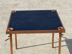 Folding Game Table Attributed to Jean Boris Lacroix, 1950