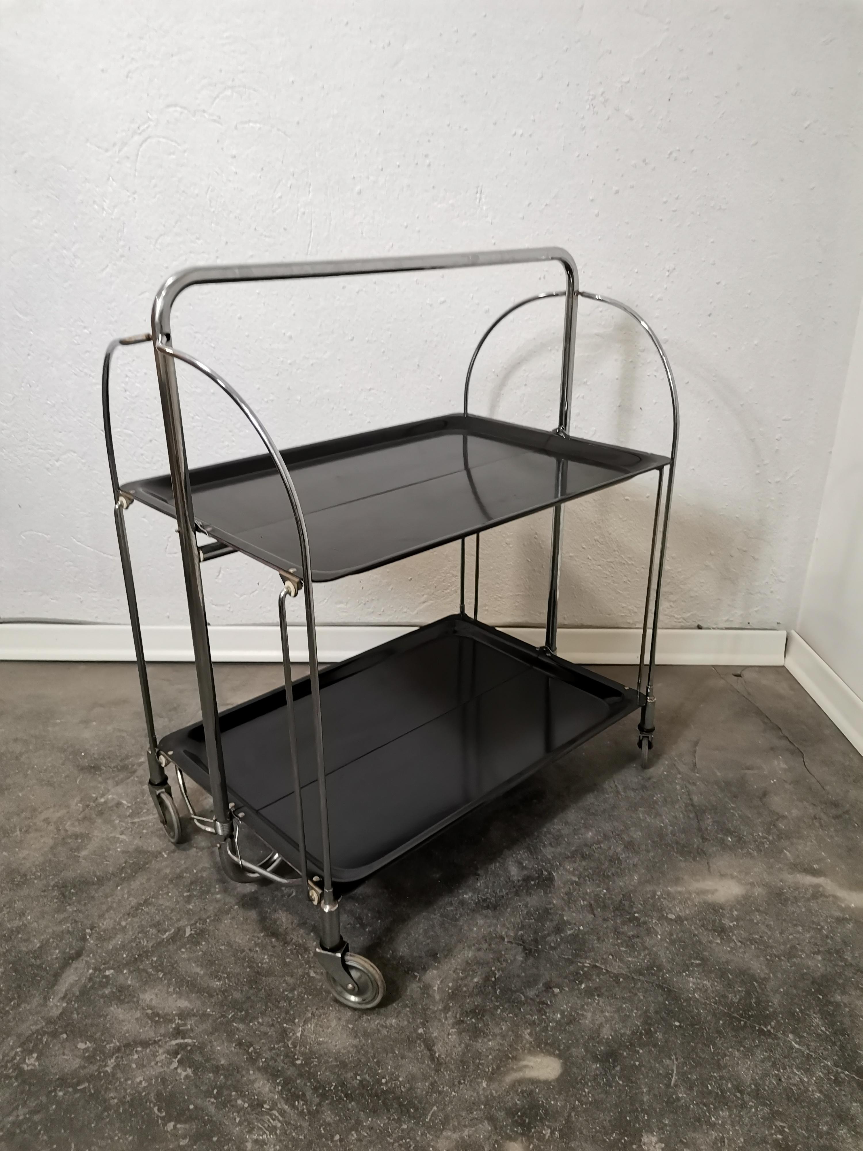 Italian Folding Gerlinol Trolley 1960s, 1 of 3 For Sale