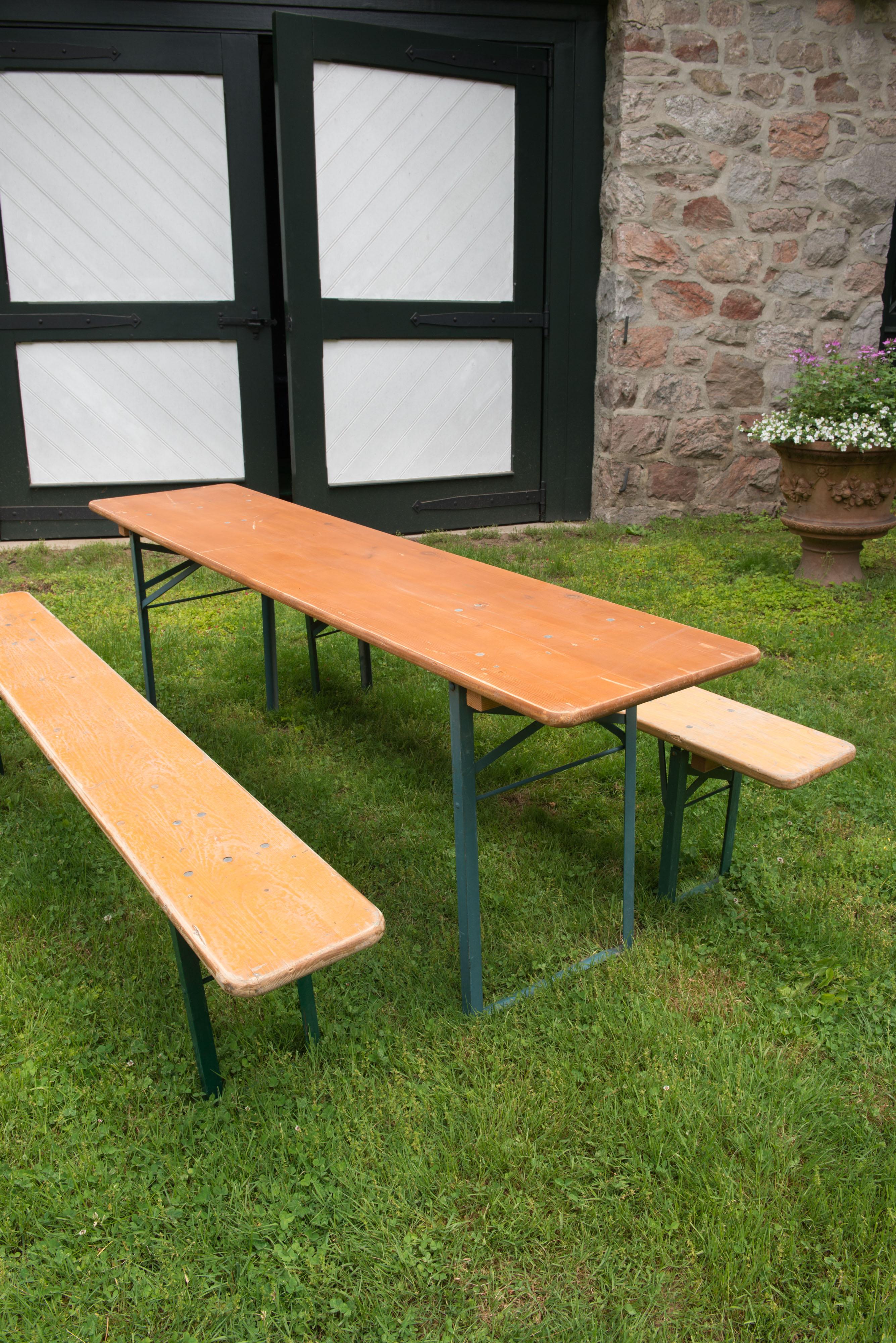 folding bench table for sale