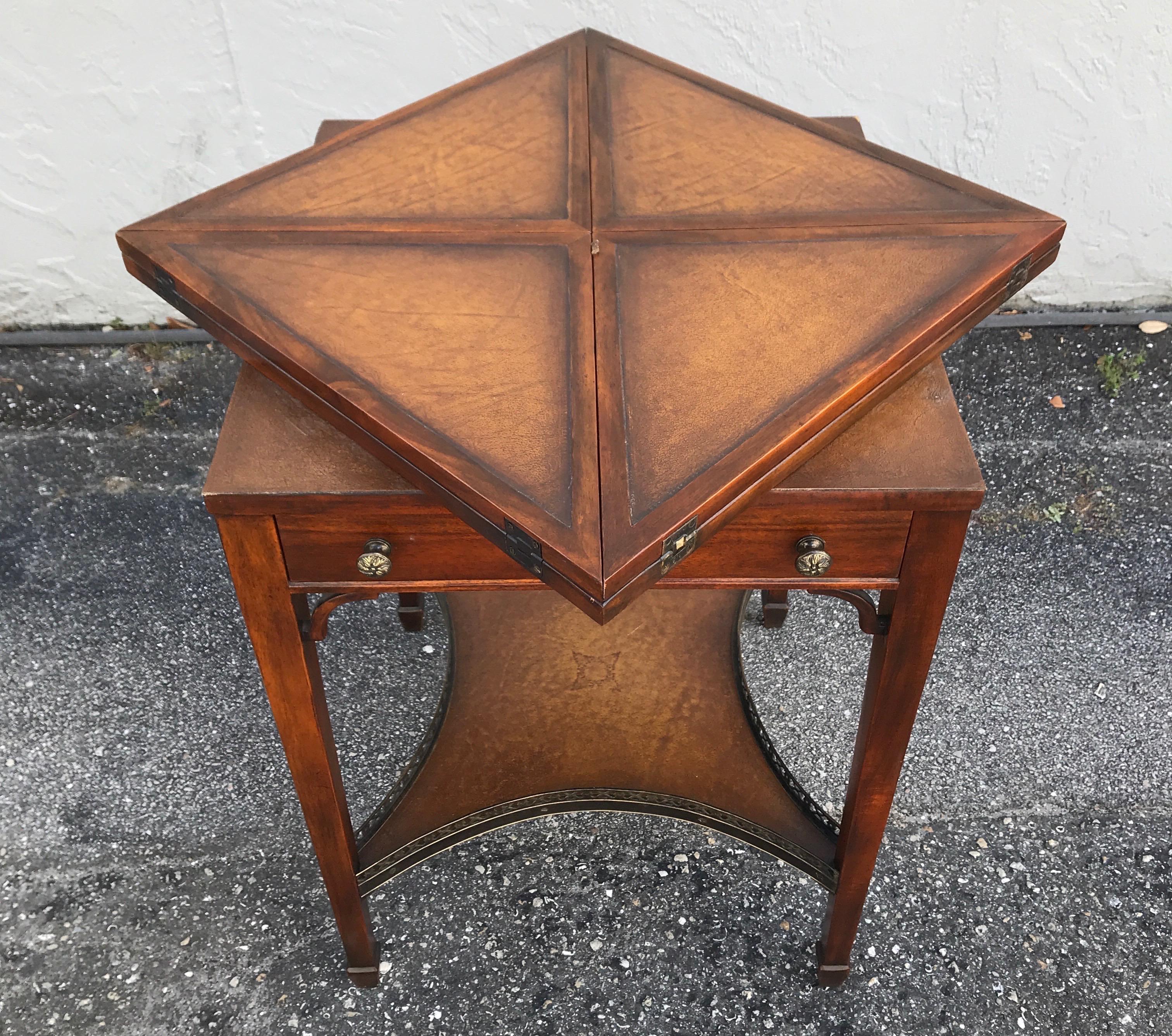 Folding Handkerchief Game Table by Theodore Alexander 10