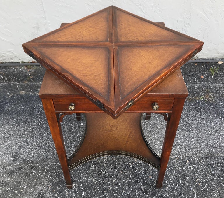 Folding Handkerchief Game Table by Theodore Alexander at 1stDibs