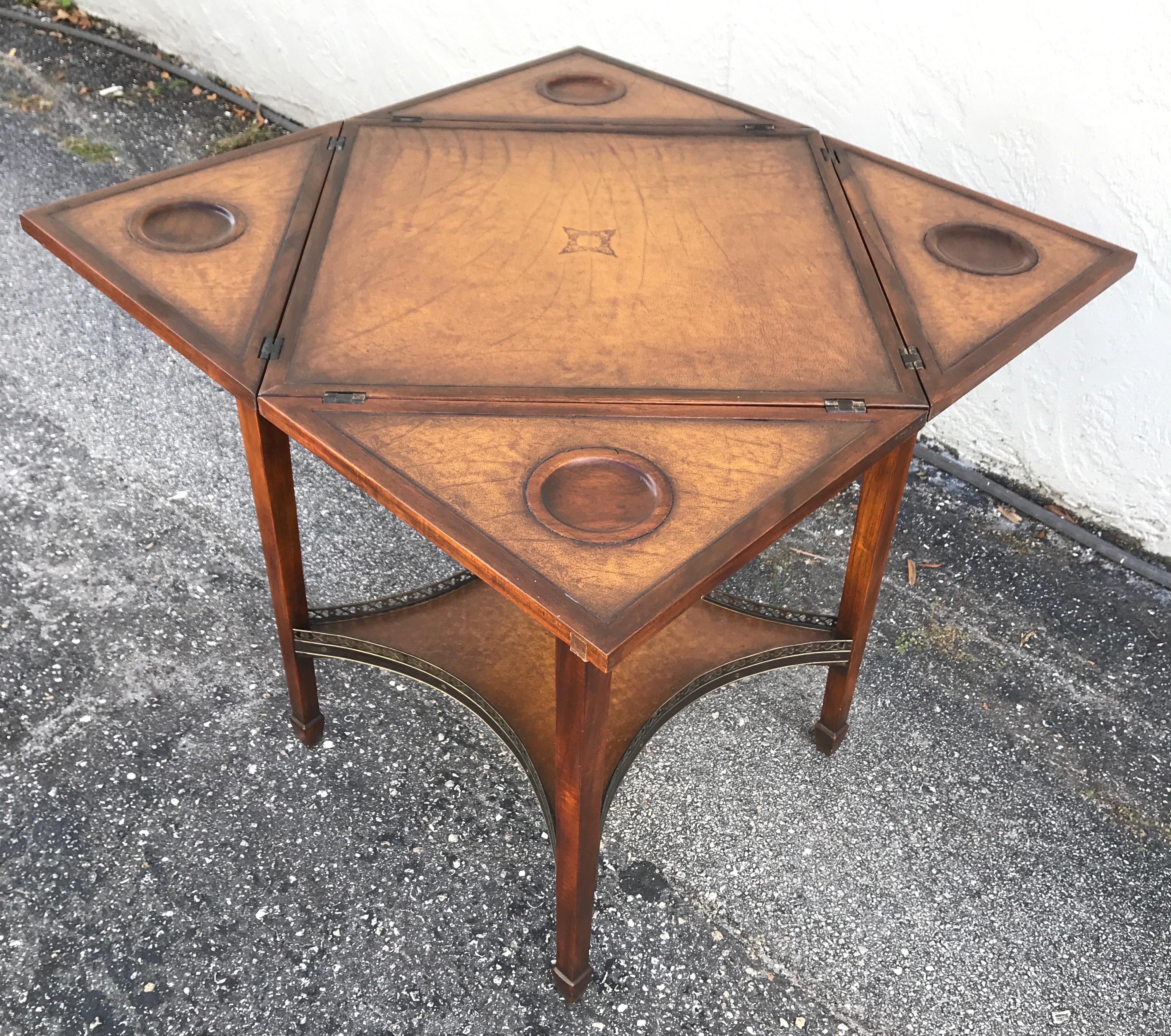 Folding Handkerchief Game Table by Theodore Alexander 12