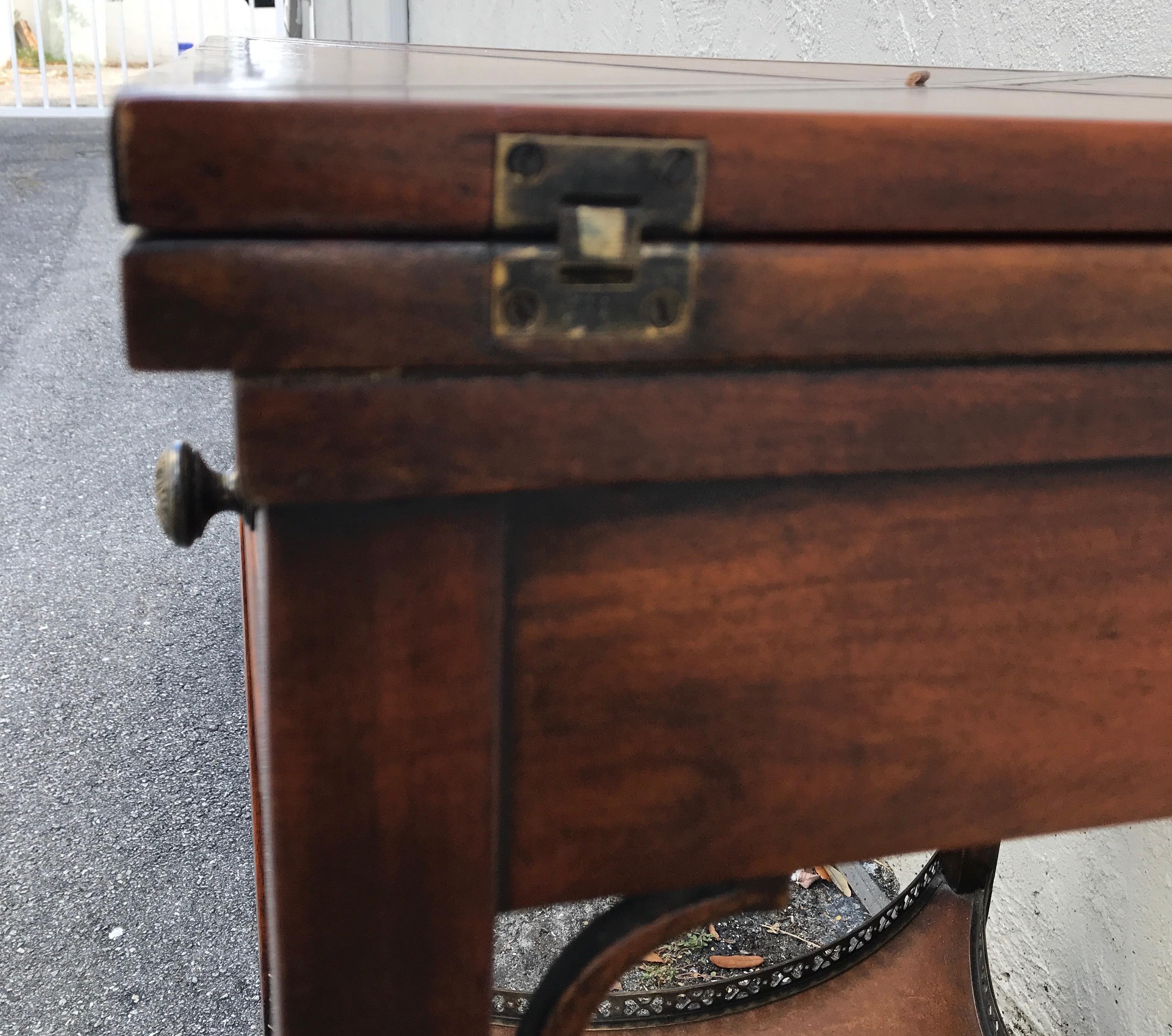 Folding Handkerchief Game Table by Theodore Alexander In Good Condition In West Palm Beach, FL