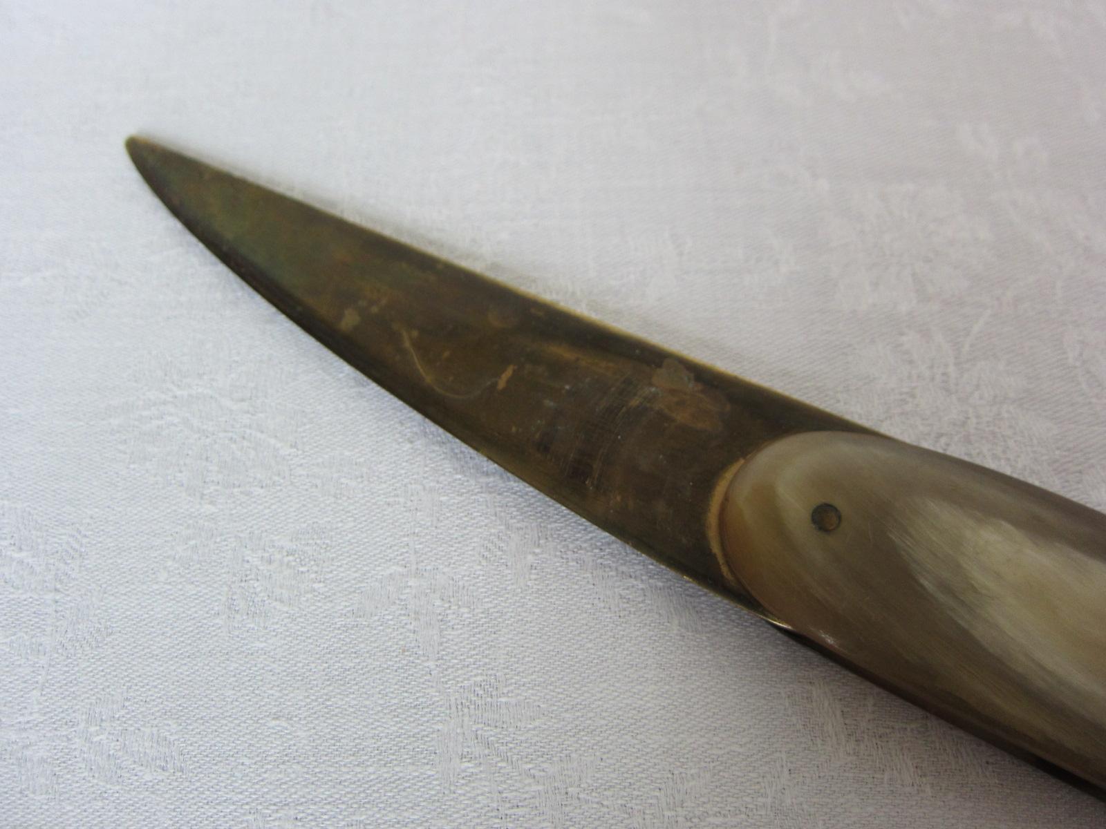 Hand-Crafted Folding knife or letter opener, model number: 3962, Carl Auböck, Vienna 1960 For Sale
