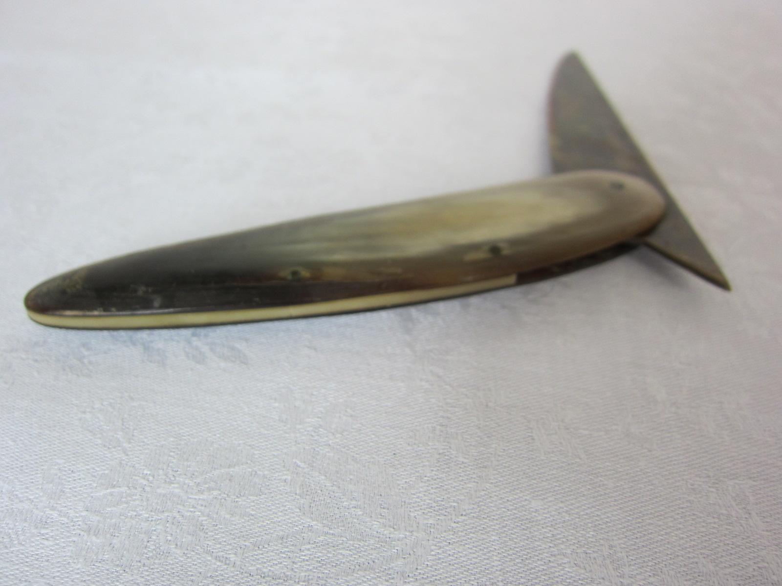 20th Century Folding knife or letter opener, model number: 3962, Carl Auböck, Vienna 1960 For Sale