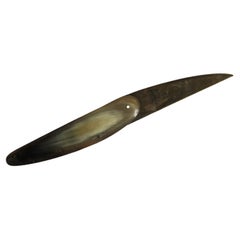 Folding knife or letter opener, model number: 3962, Carl Auböck, Vienna 1960