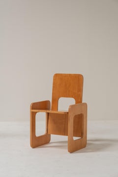 Sedia pieghevole "La Prora" di Anonima Design per Bonetto, Italia, anni '70