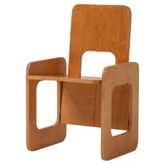 Sedia pieghevole "La Prora" di Anonima Design per Bonetto, Italia, anni '70