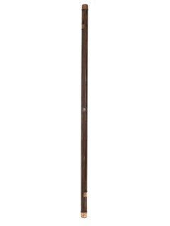 Folding Leather Library Ladder Brass Nailheads 19th Century Still Sturdy 7.5'