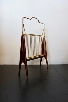 Folding Magazine Rack by Cesare Lacca, Italy, 1950s