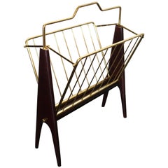 Folding Magazine Rack by Cesare Lacca, Italy, 1950s