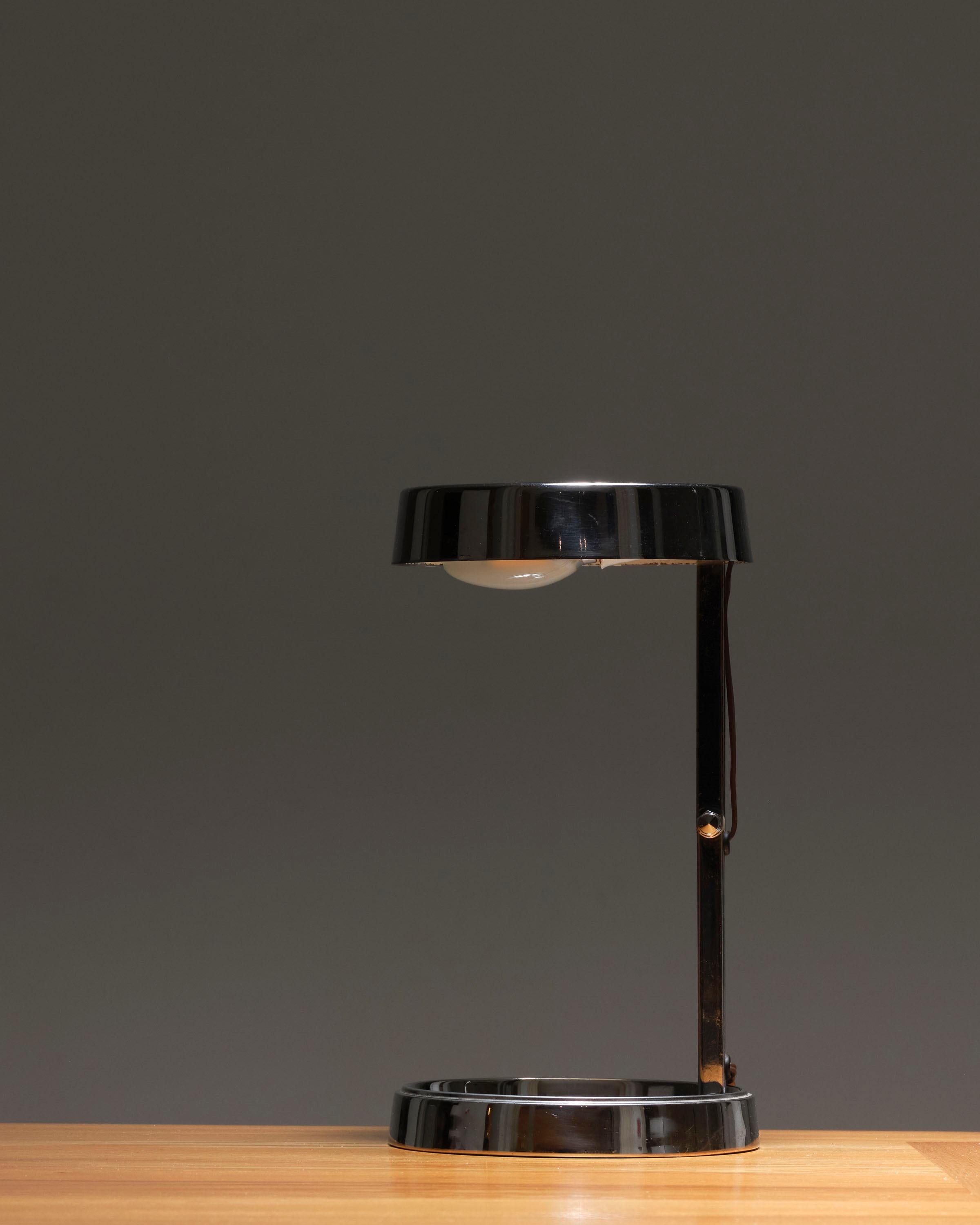 Faltbare Schreibtischlampe aus Metall, 1970er Jahre im Angebot 2