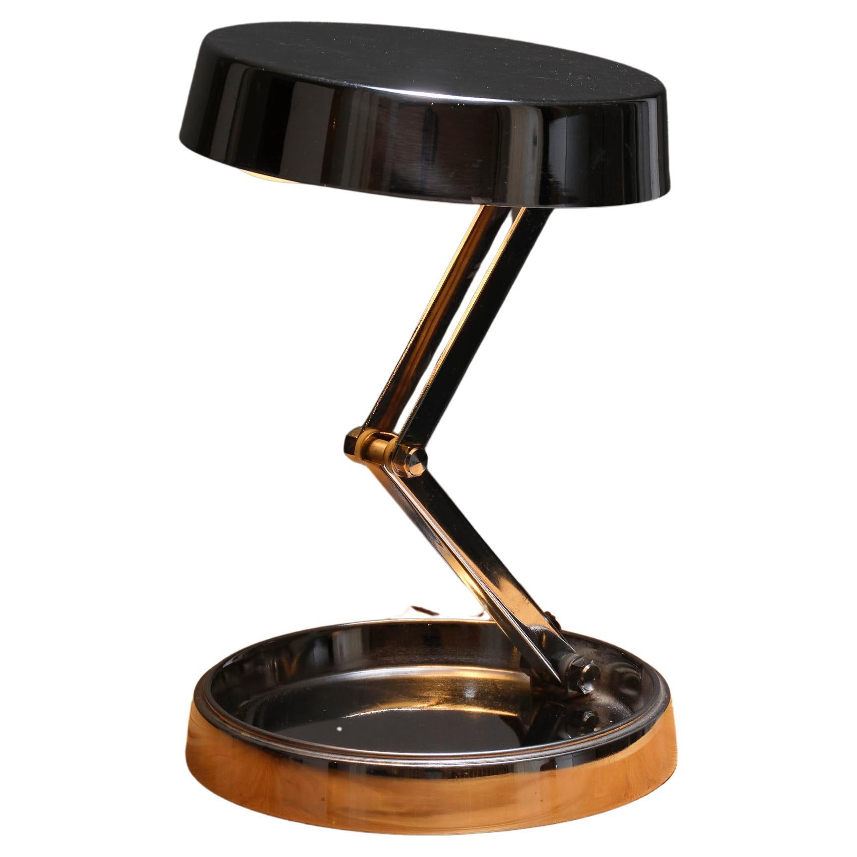 Faltbare Schreibtischlampe aus Metall, 1970er Jahre im Angebot