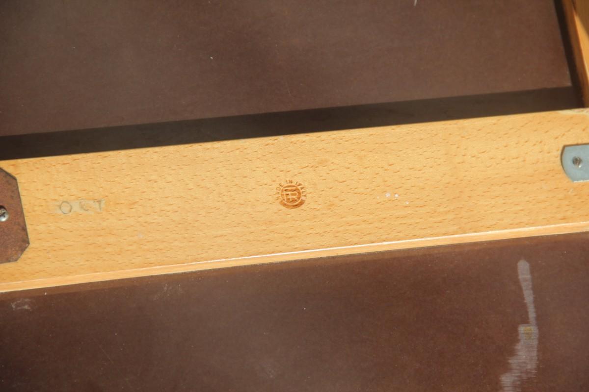 Klappbare Mid-Century-Tabletts Reguitti-Bett, rechteckig, laminiertes Holz, 1950, Italien 5