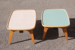 Folding Midcentury Trays Reguitti Bed Rectangular Laminated Wood, 1950, Italian