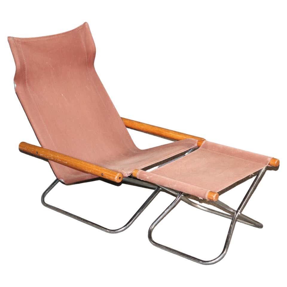Floding Japanese Chair Japanese Folding Bamboo Lounge at 1stDibs