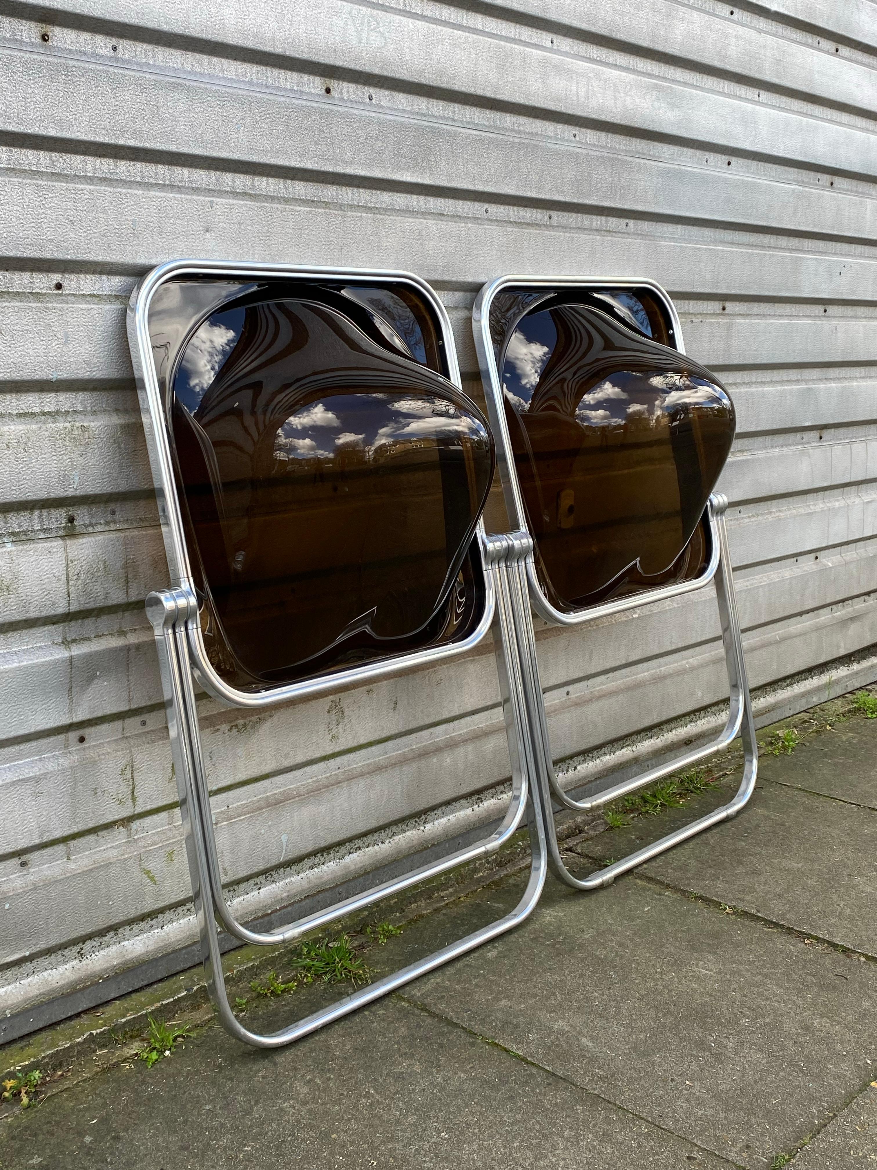 Klappbarer Plona-Stuhl von Giancarlo Piretti für Castelli (Italienisch) im Angebot