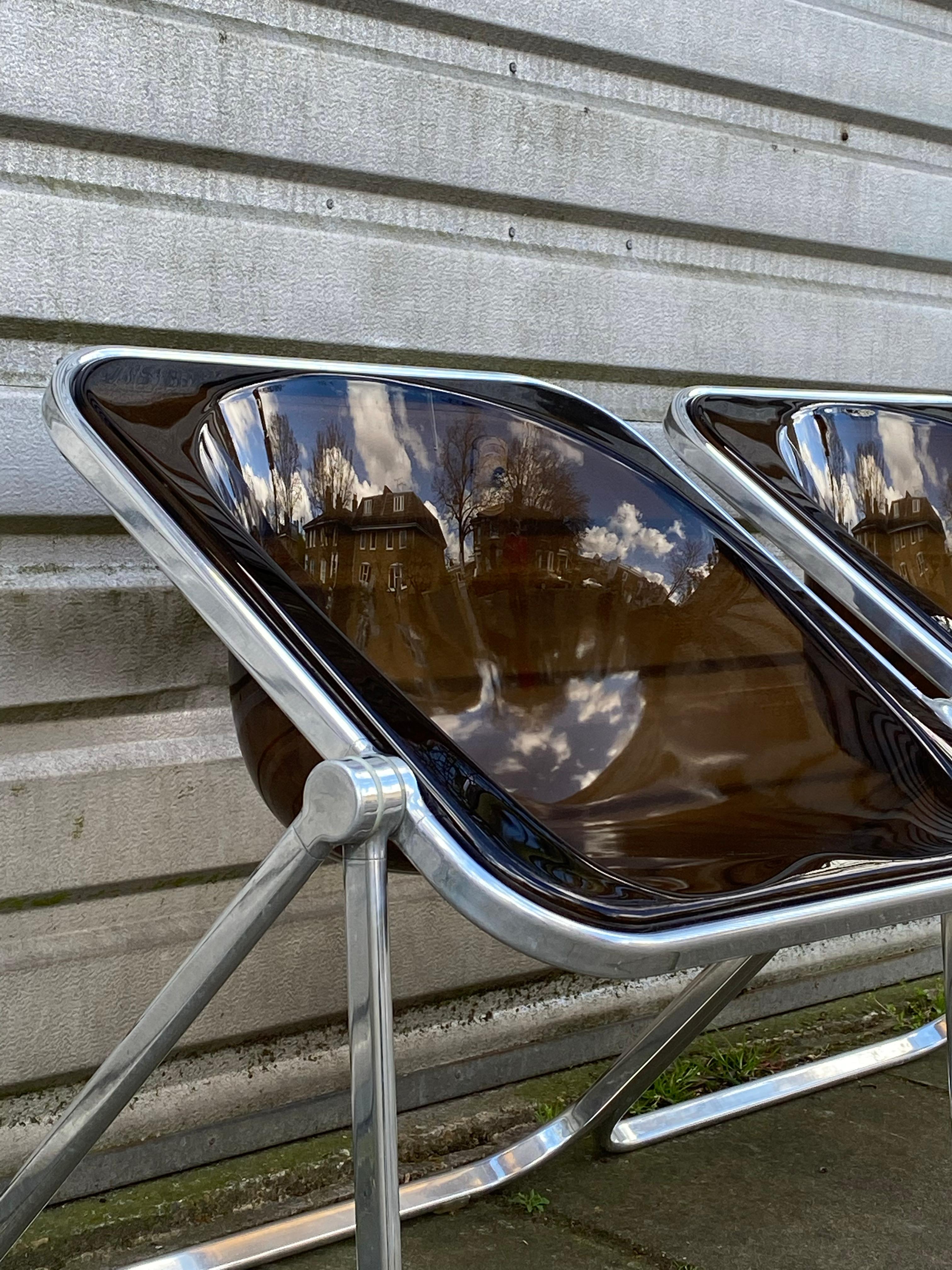 Klappbarer Plona-Stuhl von Giancarlo Piretti für Castelli im Angebot 3