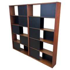 Folding Room Divider / Book Shelf by Evans Clark for Glenn of California