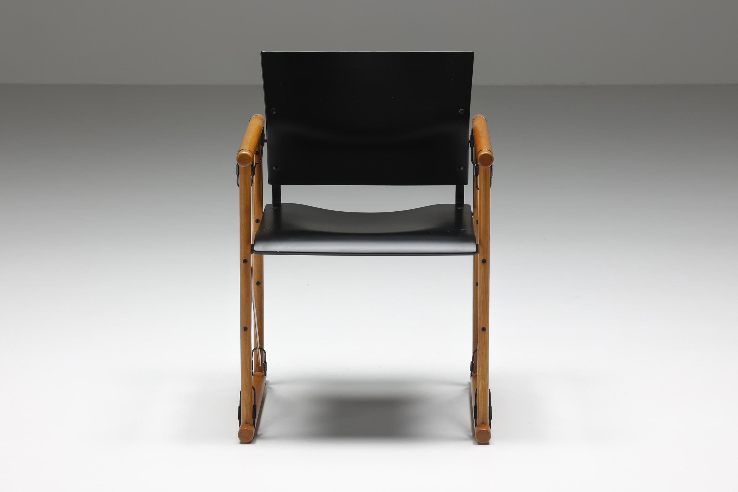 Folding Safari Chairs by Van Praet, Inspired by Mogens Koch, 1950's 2