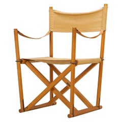 Folding Safari / Directors Chair Mogens Koch MK-16 Interna, Denmark, 1960s