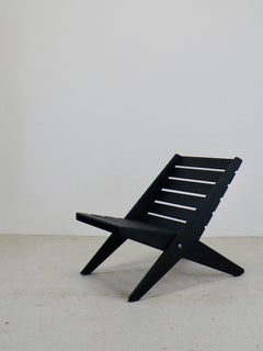 Folding scissor chair 1950 France