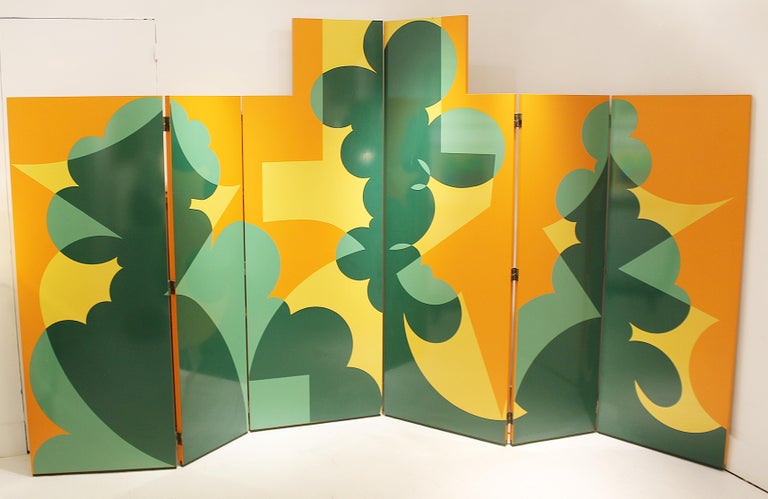 Folding Screen Model 'Balla' by Giacomo Balla for Simon Gavina, Italy ...