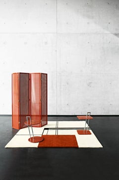Folding Screen - Room Divider ClassiCon Folding Screen design Eileen Gray - Red