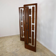 Folding Screen Raumteiler aus Massivholz