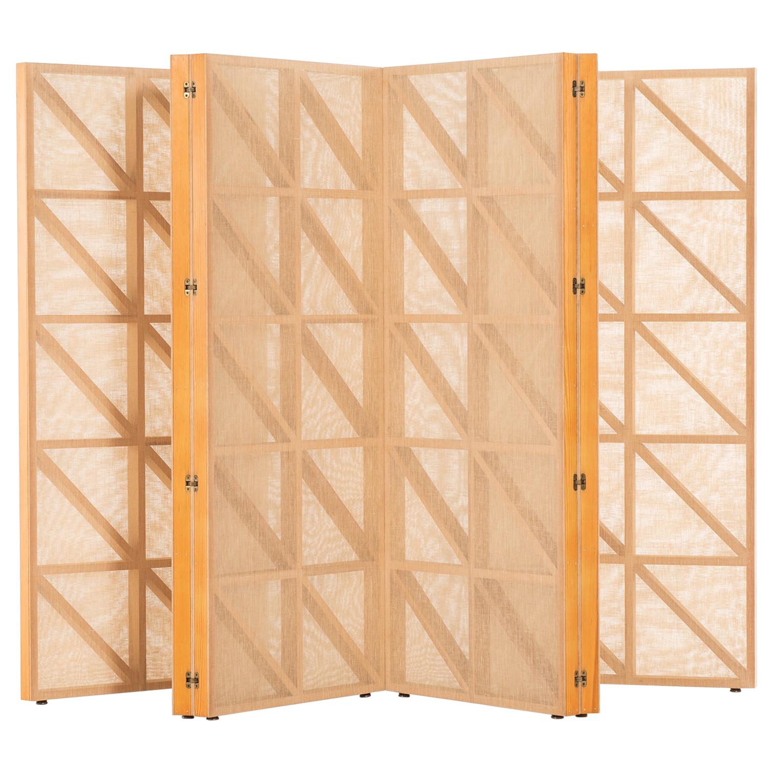 Folding Screen / Room Divider Produced in Sweden