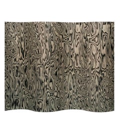 Folding Screen 'Separe' Room Divider in Sottsass Grey Veneer