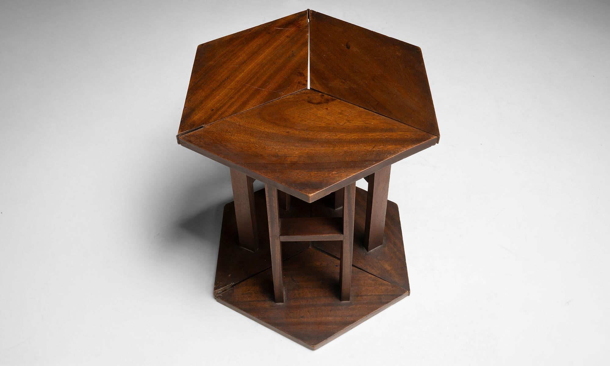 French Folding Side Table, France circa 1960 For Sale