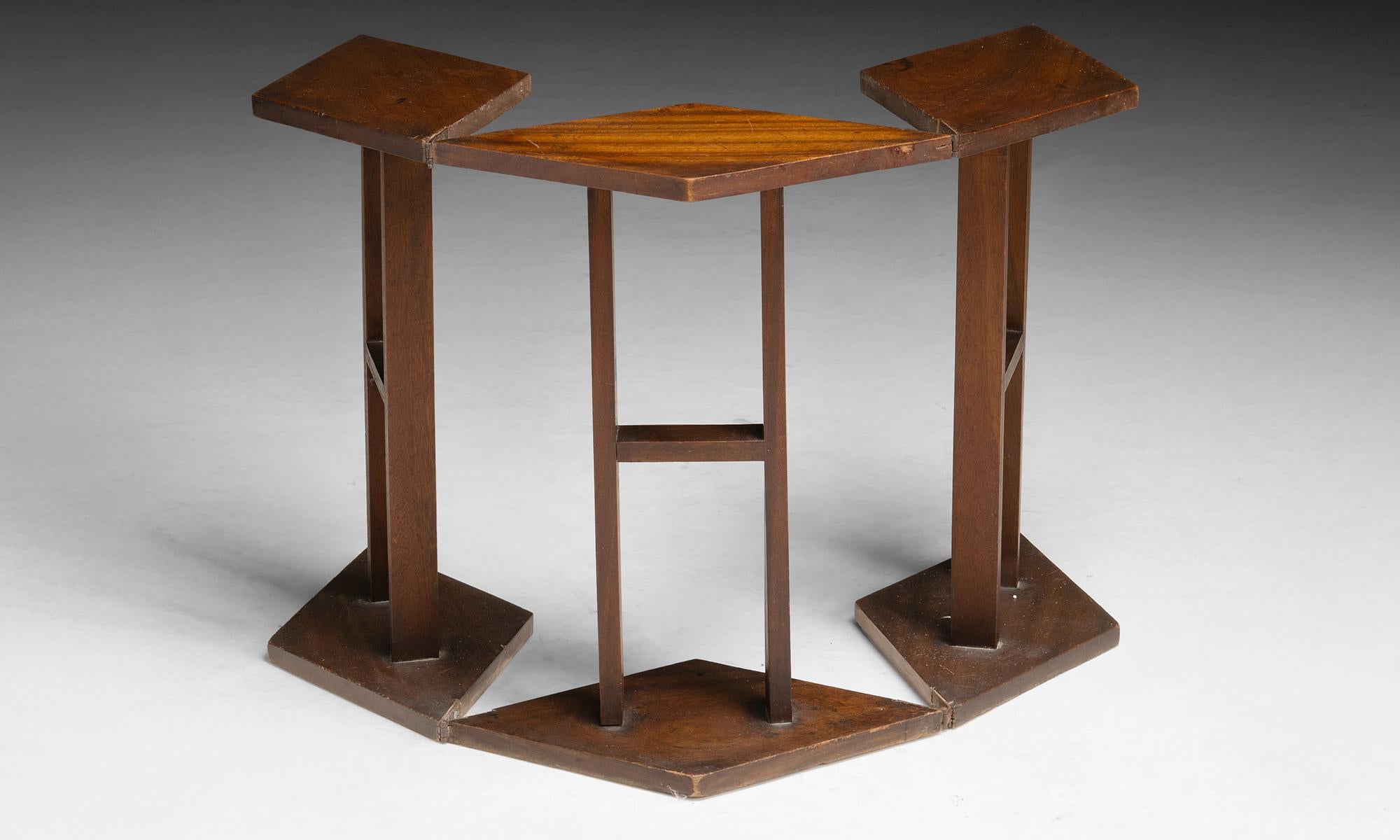 Folding Side Table, France circa 1960 In Good Condition For Sale In Culver City, CA