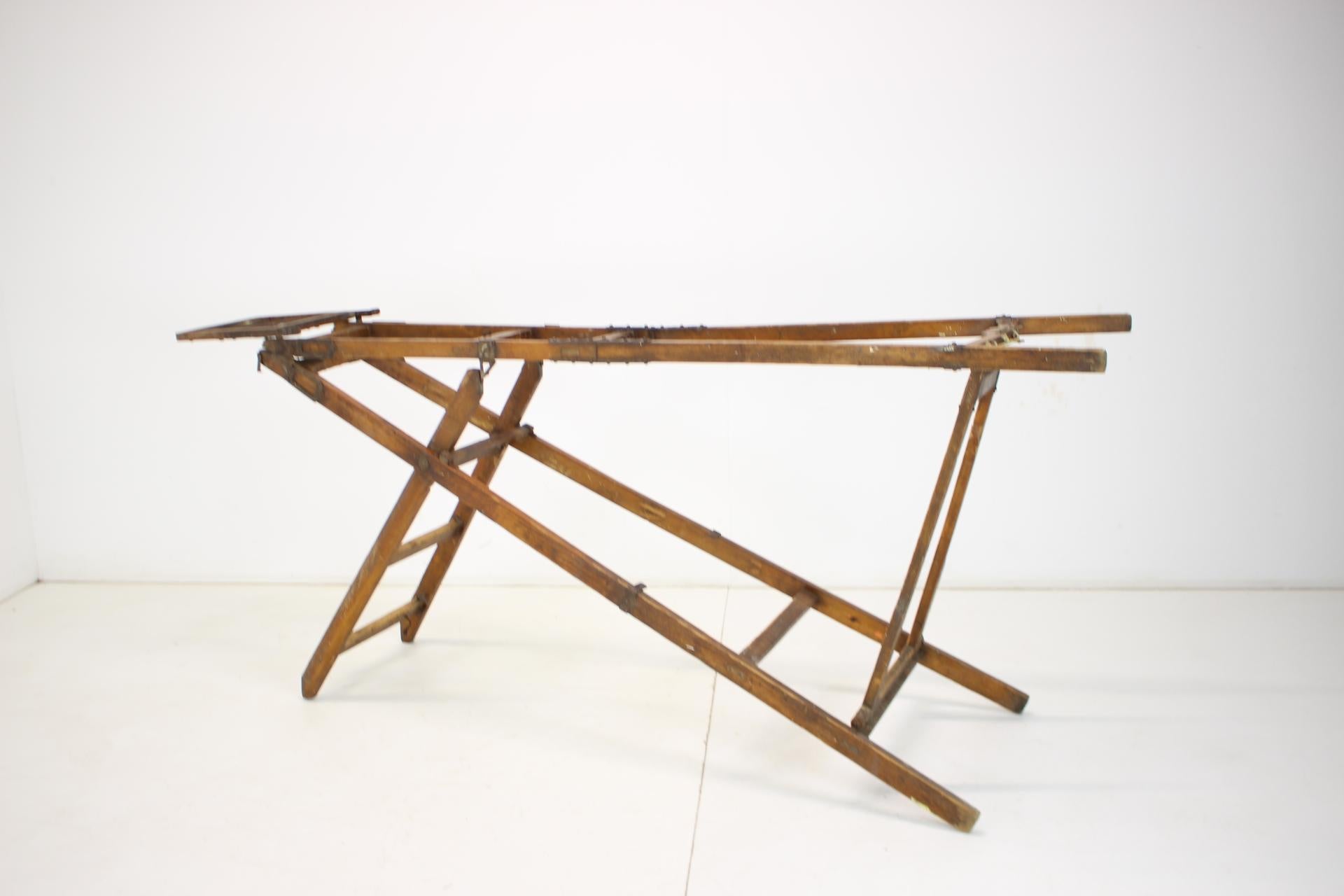 Early 20th Century Folding Steps-Ladder for the Library, Czechoslovakia, 1920s For Sale