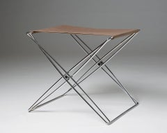 Tabouret pliant conçu par Jörgen Gammelgaard, Danemark, 1970