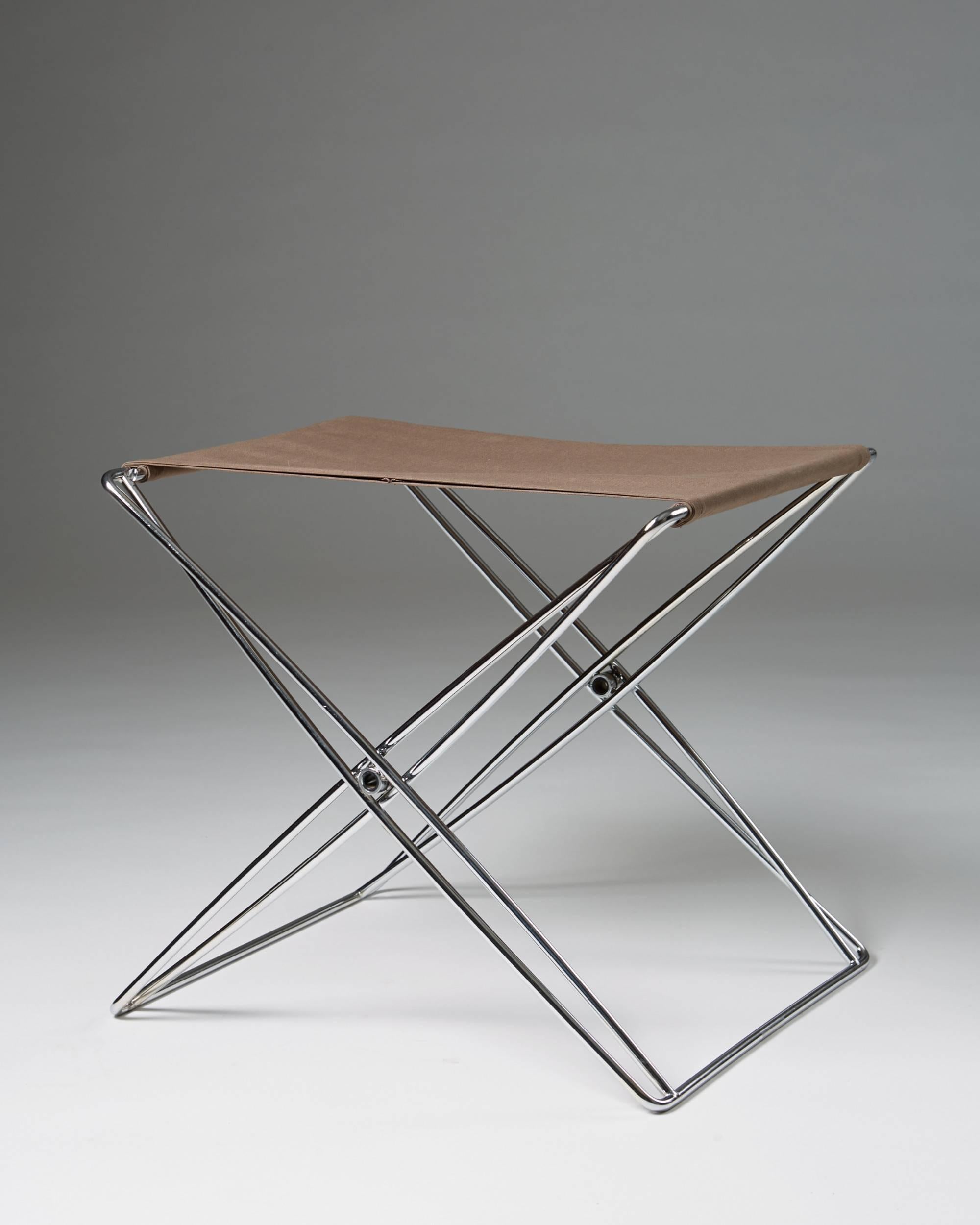 Tabouret pliant conçu par Jörgen Gammelgaard, Danemark, 1970 Excellent état - En vente à Stockholm, SE